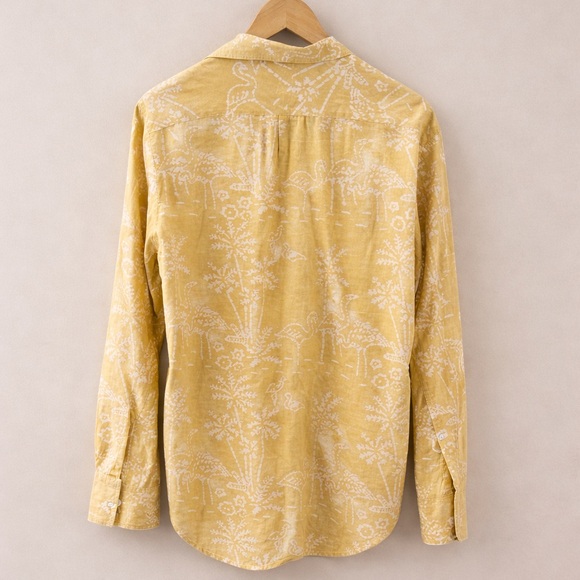 Industry of All Nations 100% Organic Cotton Flamingo Batik Shirt Small - Picture 4 of 5